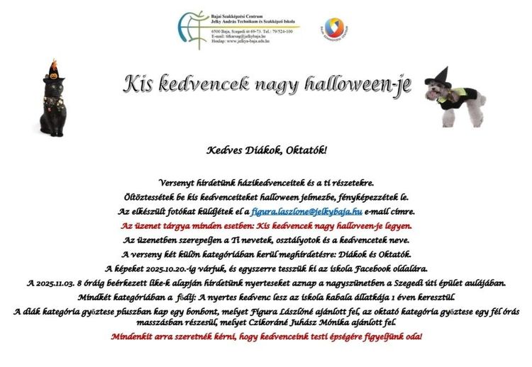 Halloween jelmezverseny kis kedvenceknek