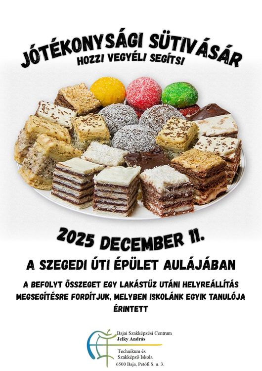 Jótékonysági sütivásár