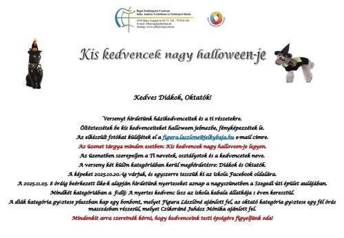 Halloween jelmezverseny kis kedvenceknek