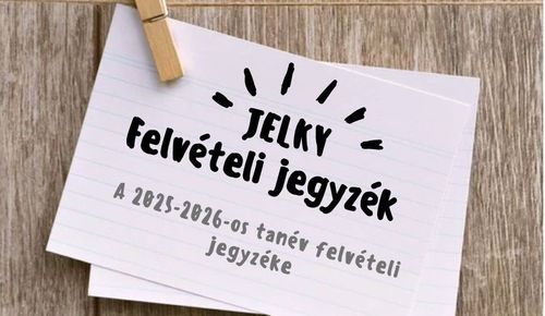 A 2025/2026-os tanévre felvettek jegyzéke
